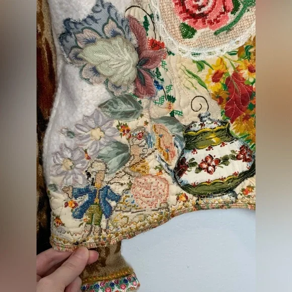 Alice In Wonderland Lodicha Bambi Mothergoose Woodland Cottagecore cardigan - Picture 10 of 17